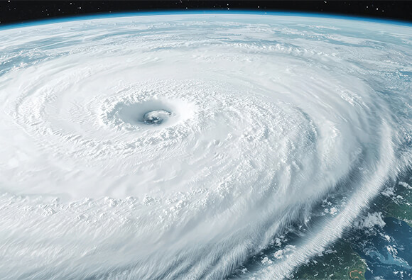 Satellite Image of Hurricane